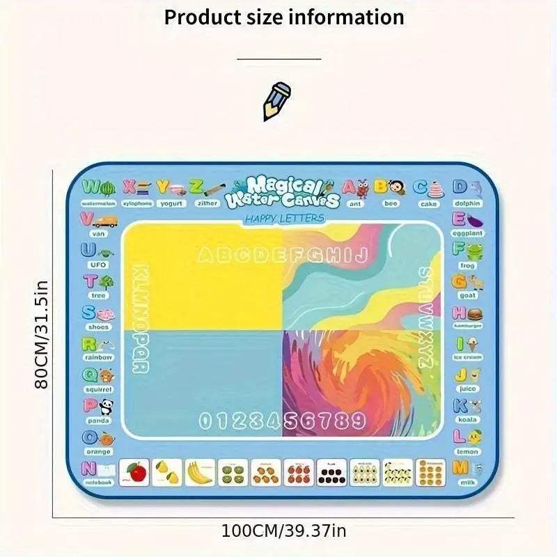  Magic Aqua Mat Doodle Set with Magic Pens - Educational Drawing Toy  -  ToylandEU™