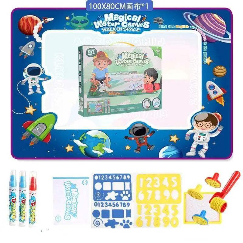  Magic Aqua Mat Doodle Set with Magic Pens - Educational Drawing Toy  -  ToylandEU™