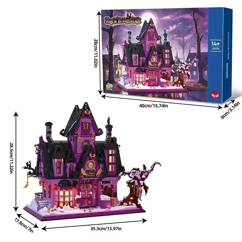 Magic Bar Building Blocks City Street View Model With Light - ToylandEU
