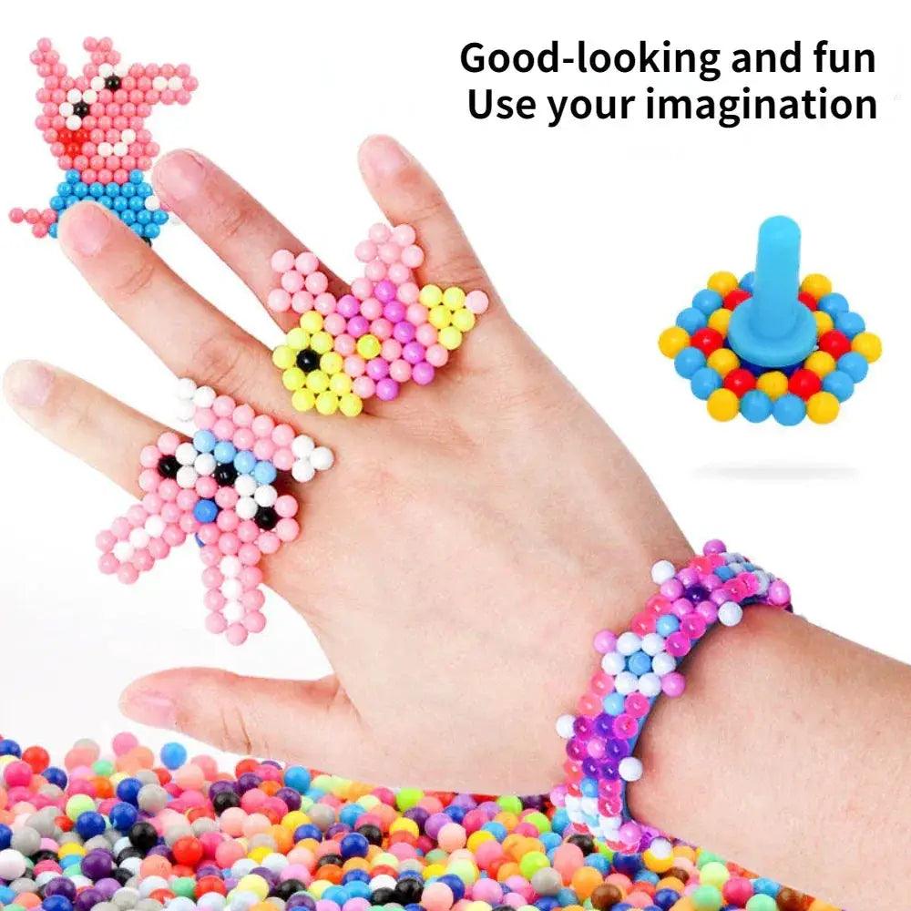  Magic Beads DIY Craft Kit 1000 Beads For Kids Creative -  ToylandEU™