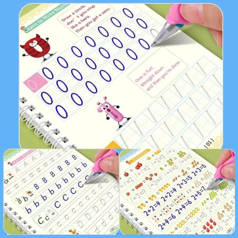  Magic Copybook Montessori Reusable Drawing Toy For Kids Pen Control Training And Educational Sticker -  ToylandEU™