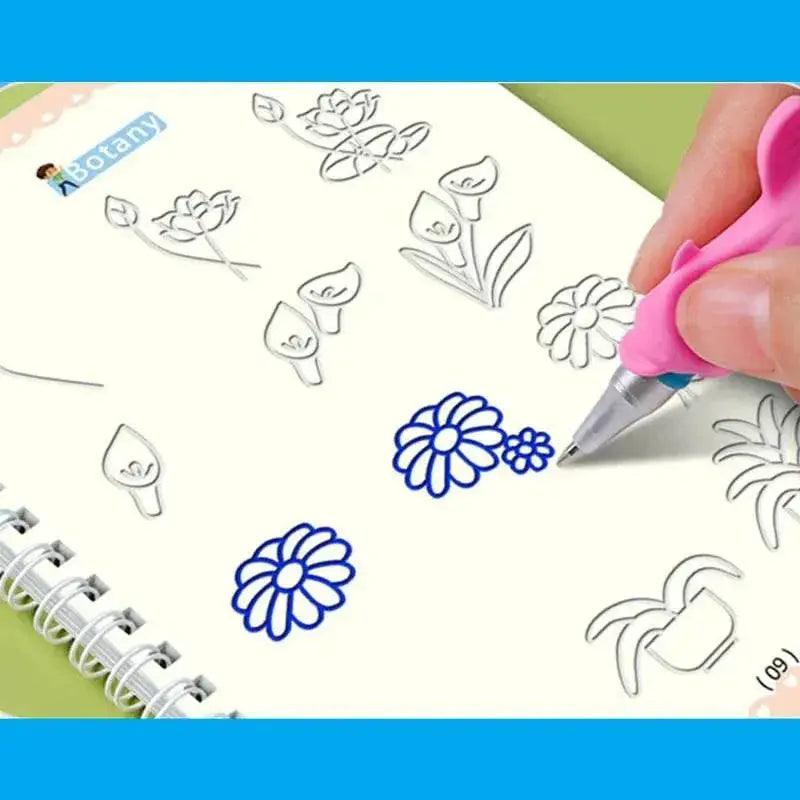  Magic Copybook Montessori Reusable Drawing Toy For Kids Pen Control Training And Educational Sticker -  ToylandEU™