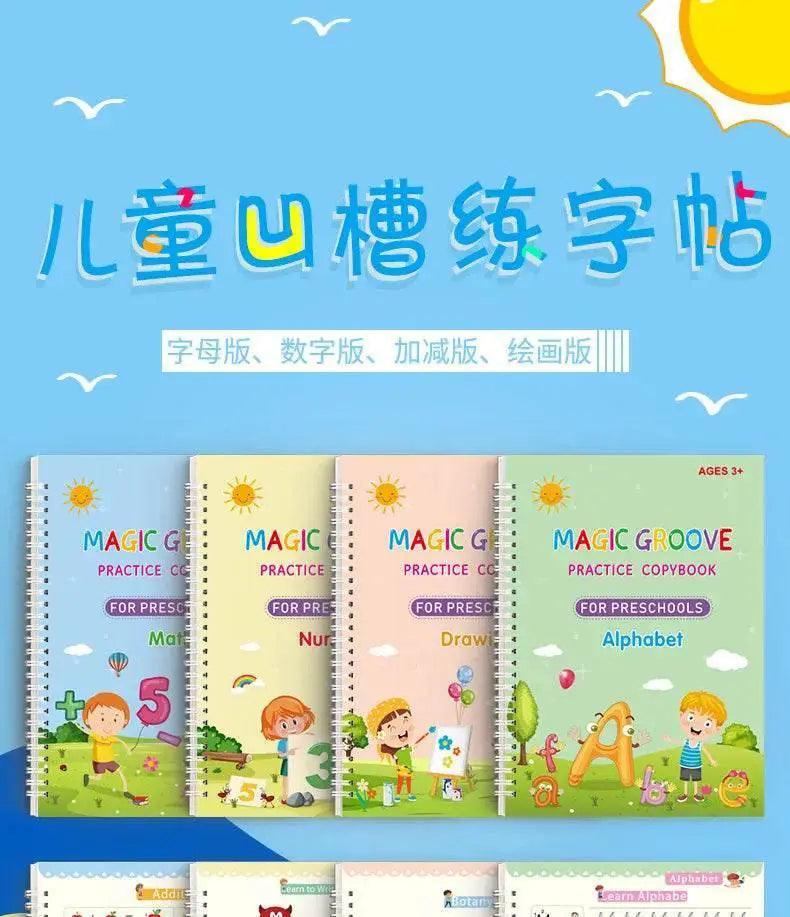  Magic Copybook Montessori Reusable Drawing Toy For Kids Pen Control Training And Educational Sticker -  ToylandEU™