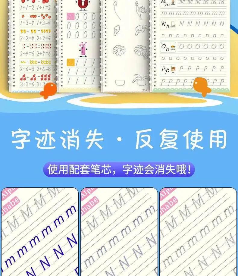  Magic Copybook Montessori Reusable Drawing Toy For Kids Pen Control Training And Educational Sticker -  ToylandEU™