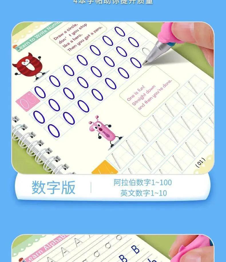  Magic Copybook Montessori Reusable Drawing Toy For Kids Pen Control Training And Educational Sticker -  ToylandEU™