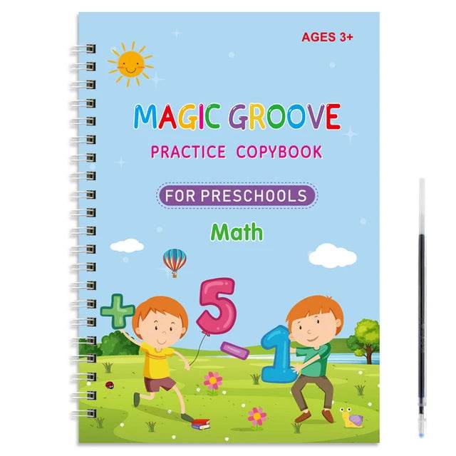 Magic Copybook Drawing Toys for Kids Montessori Reusable Pen Control Training and Educational Learning Sticker Toy - ToylandEU