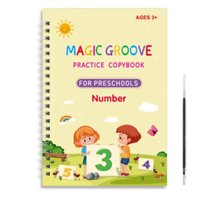 Magic Copybook Drawing Toys for Kids Montessori Reusable Pen Control Training and Educational Learning Sticker Toy - ToylandEU