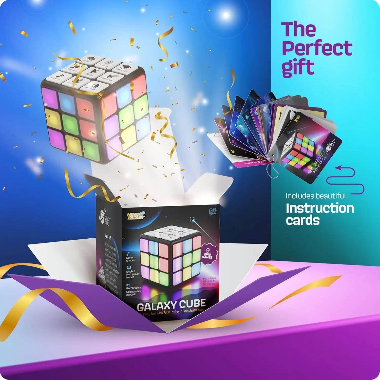 Magic Cube Professional 3×3 Speed Puzzle Rechargeable Game - ToylandEU