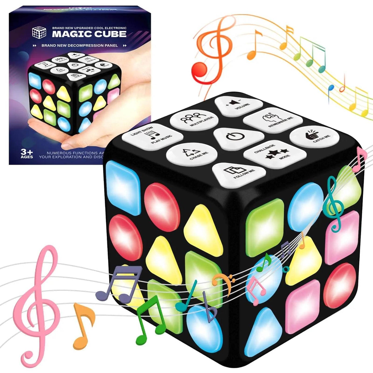 Magic Cube Professional 3×3 Speed Puzzle Rechargeable Game - ToylandEU
