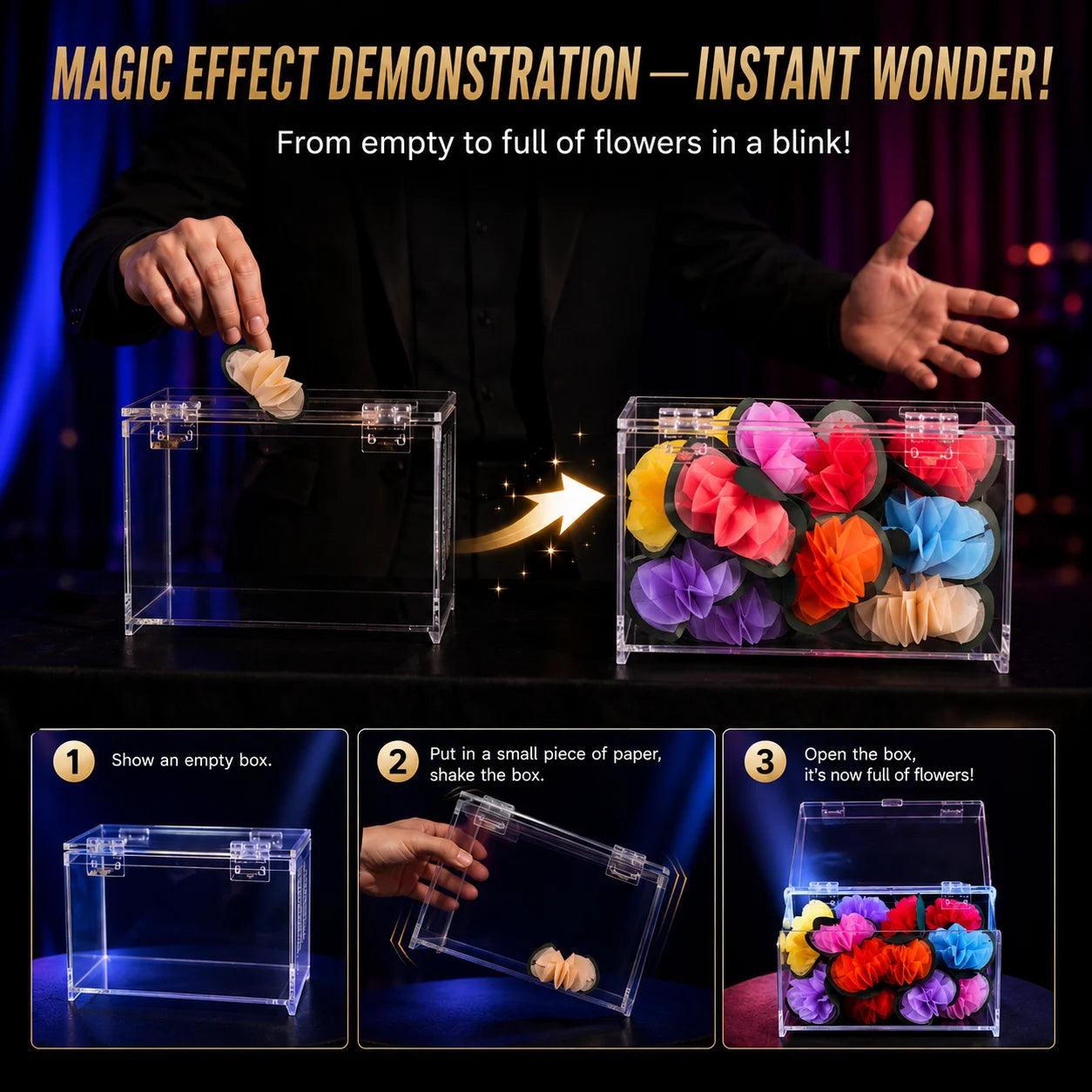  Magic Flower Box | Transparent Illusion | Toylandeu™ 