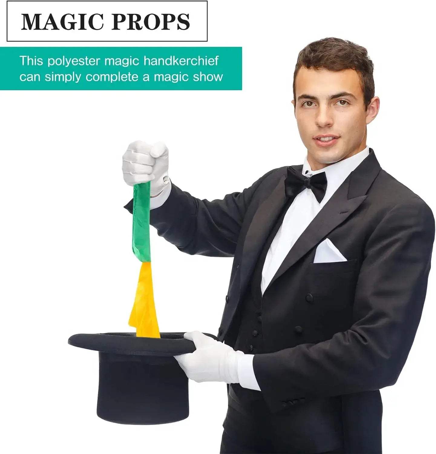 Magic Scarf Color Changing Hanky Props For Street Magic Tricks - ToylandEU