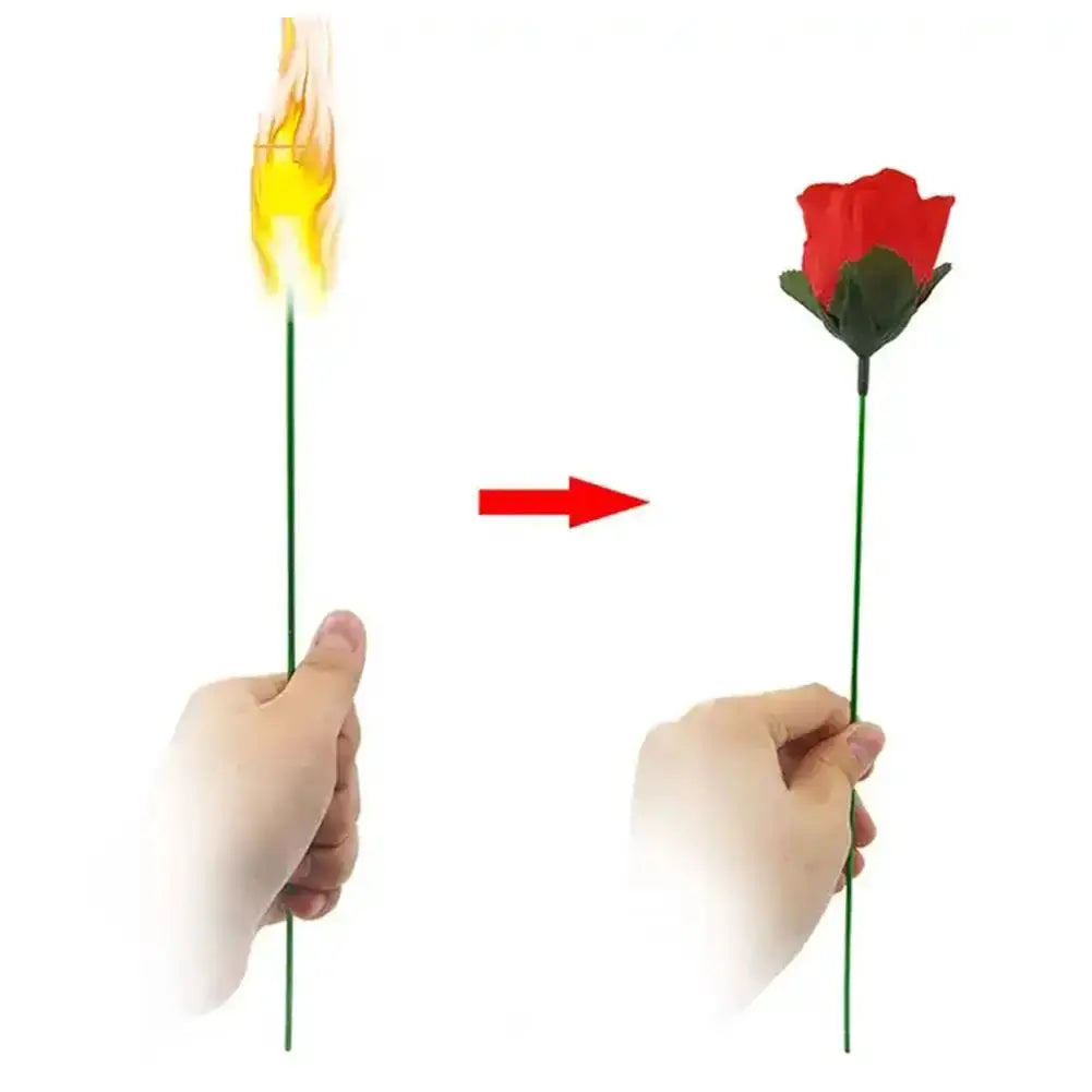 Magic Trick Rose Torch Transform Flame Into Rose Instantly - ToylandEU