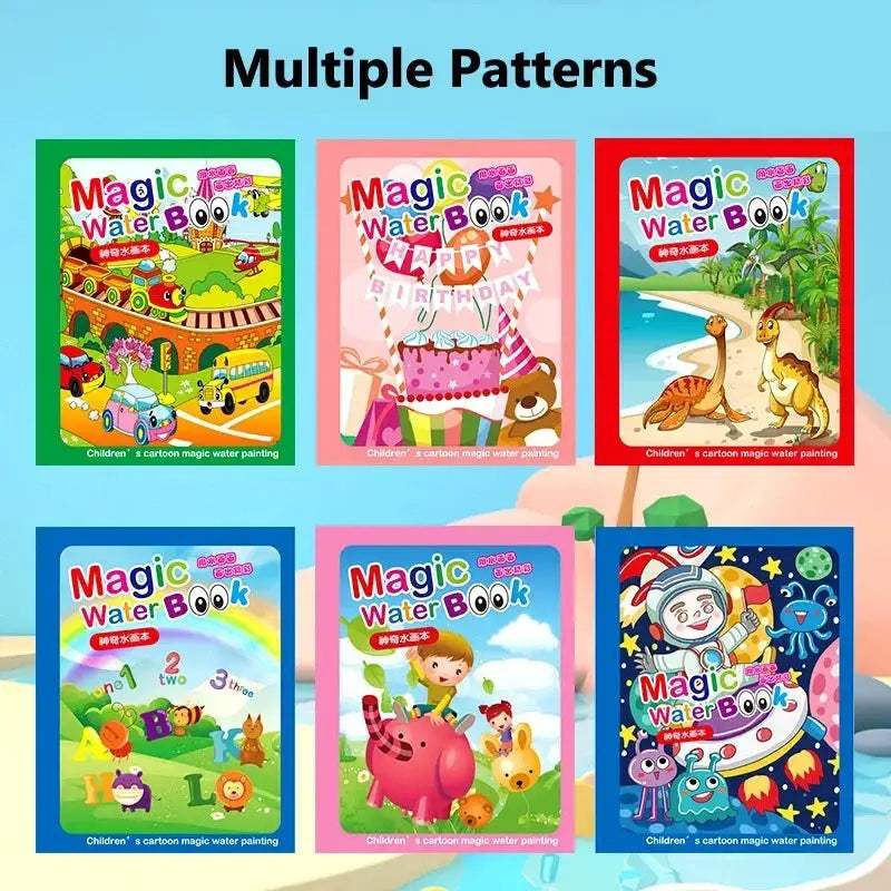Magic Water Drawing Book For Toddlers Educational Montessori Toys - ToylandEU