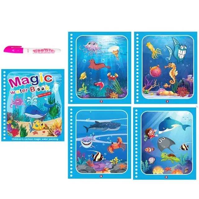Magic Water Drawing Book For Toddlers Educational Montessori Toys - ToylandEU