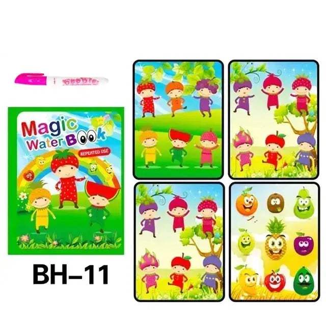 Magic Water Drawing Book For Toddlers Educational Montessori Toys - ToylandEU