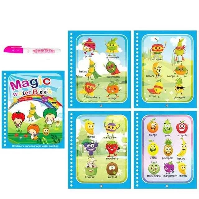 Magic Water Drawing Book For Toddlers Educational Montessori Toys - ToylandEU