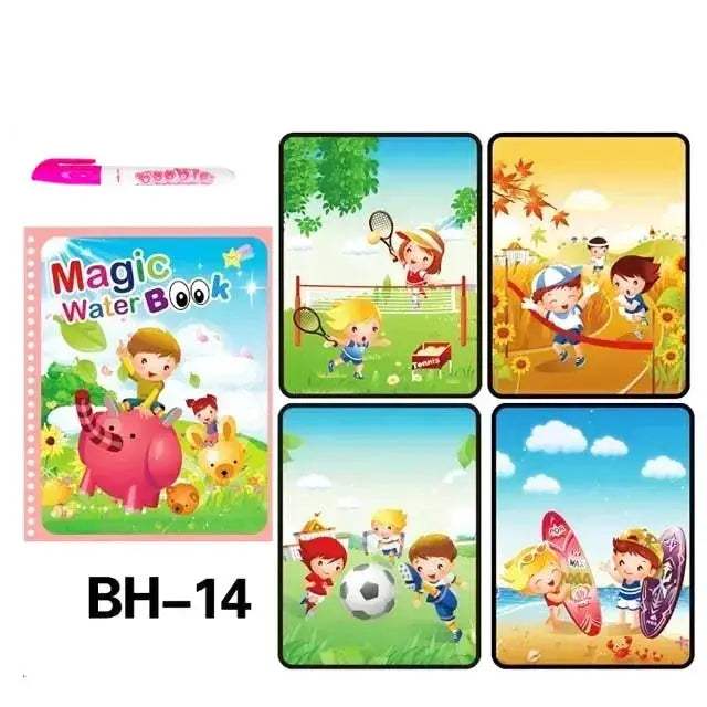 Magic Water Drawing Book For Toddlers Educational Montessori Toys - ToylandEU