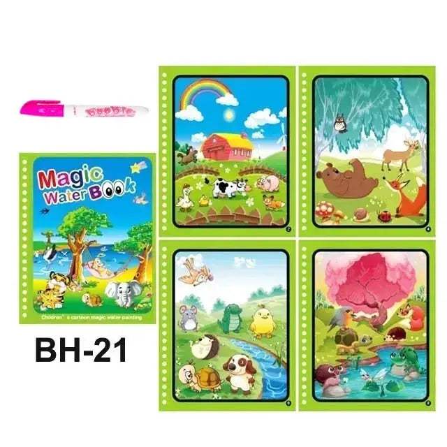 Magic Water Drawing Book For Toddlers Educational Montessori Toys - ToylandEU