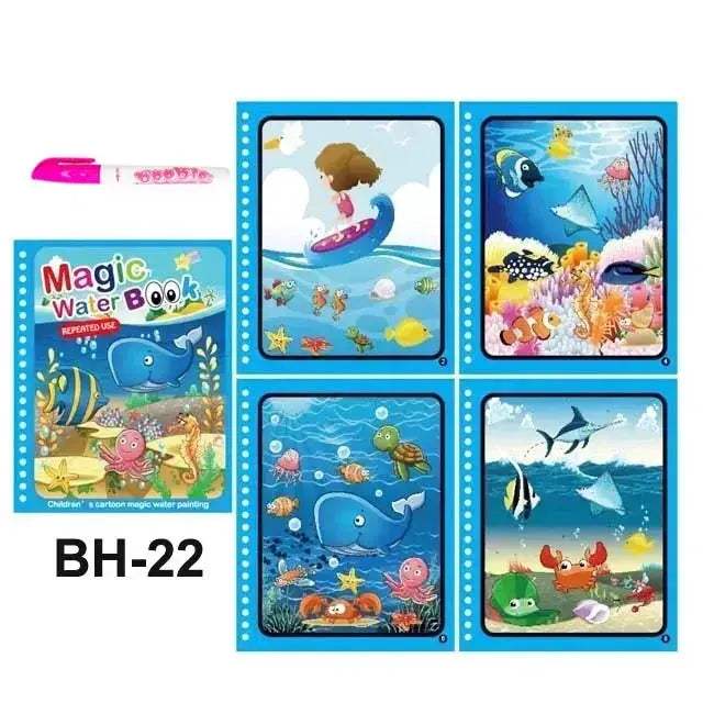 Magic Water Drawing Book For Toddlers Educational Montessori Toys - ToylandEU