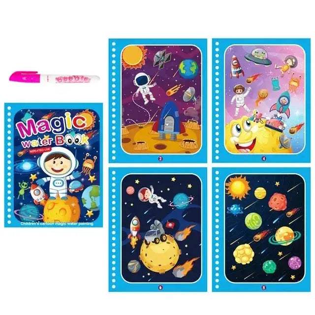 Magic Water Drawing Book For Toddlers Educational Montessori Toys - ToylandEU