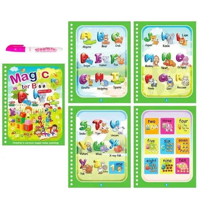 Magic Water Drawing Book For Toddlers Educational Montessori Toys - ToylandEU