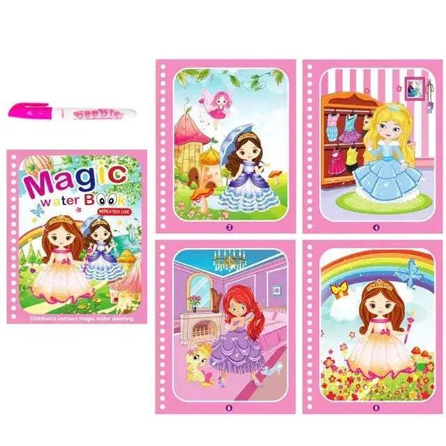 Magic Water Drawing Book For Toddlers Educational Montessori Toys - ToylandEU