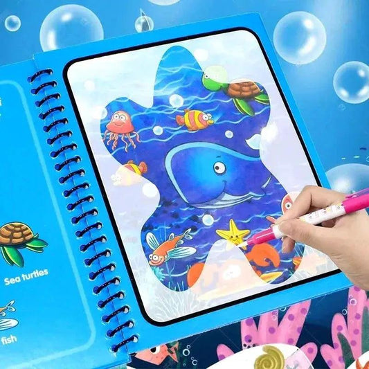  Magic Water Drawing Book For Toddlers Montessori Toy -  ToylandEU™