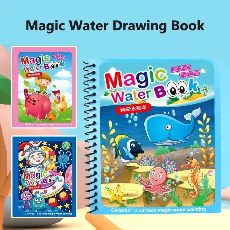  Magic Water Drawing Book For Toddlers Montessori Toy -  ToylandEU™