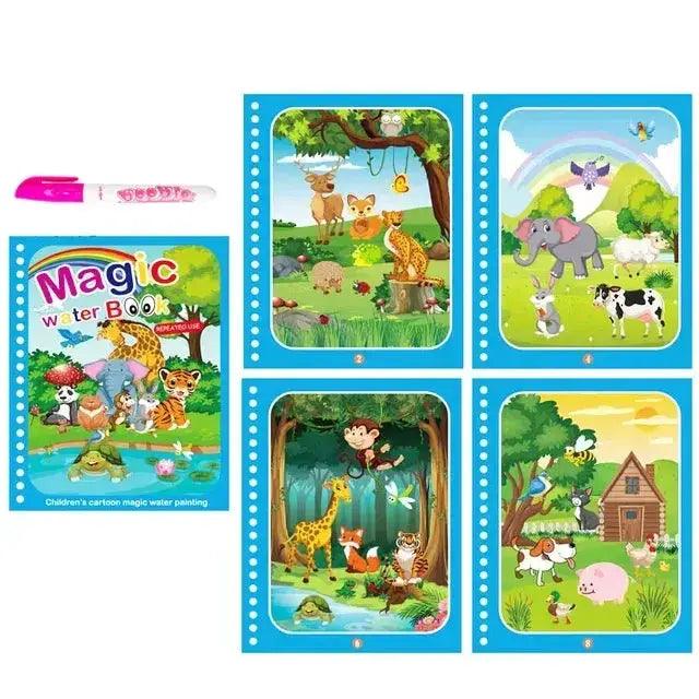  Magic Water Drawing Book For Toddlers Montessori Toy -  ToylandEU™