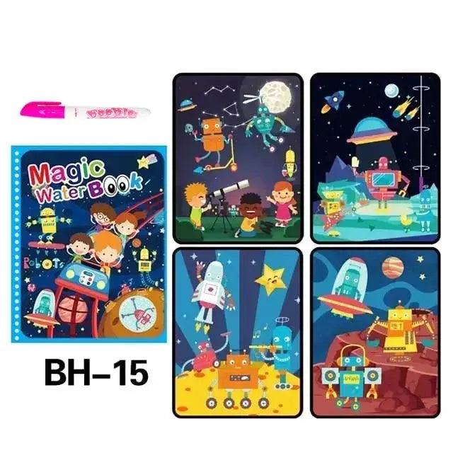  Magic Water Drawing Book For Toddlers Montessori Toy -  ToylandEU™