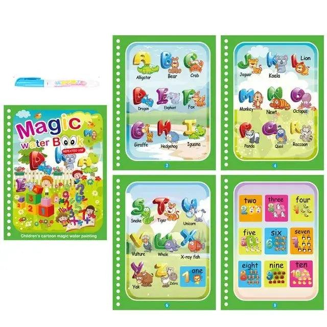 Magic Water Drawing Book for Kids With Reusable Pen -  ToylandEU™