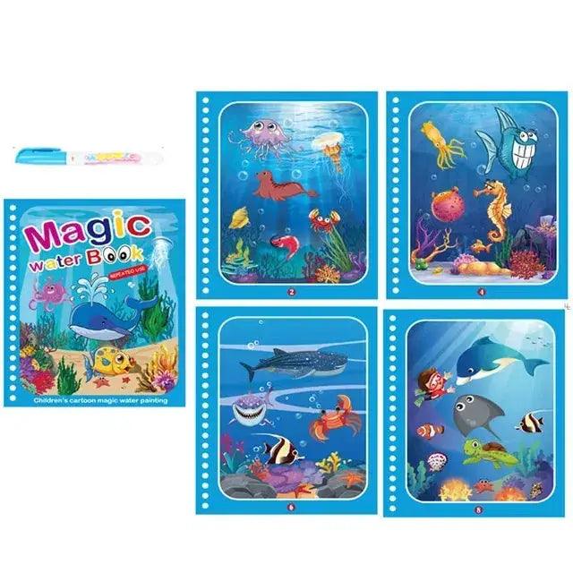  Magic Water Drawing Book for Kids With Reusable Pen -  ToylandEU™