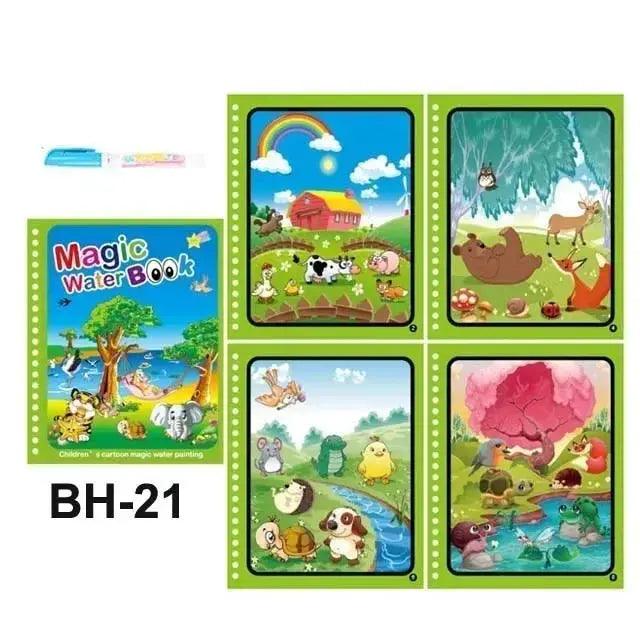  Magic Water Drawing Book for Kids With Reusable Pen -  ToylandEU™