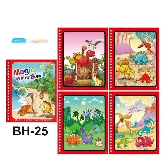  Magic Water Drawing Book for Kids With Reusable Pen -  ToylandEU™