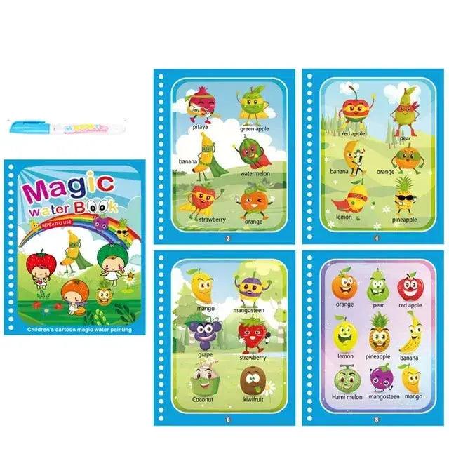  Magic Water Drawing Book for Kids With Reusable Pen -  ToylandEU™