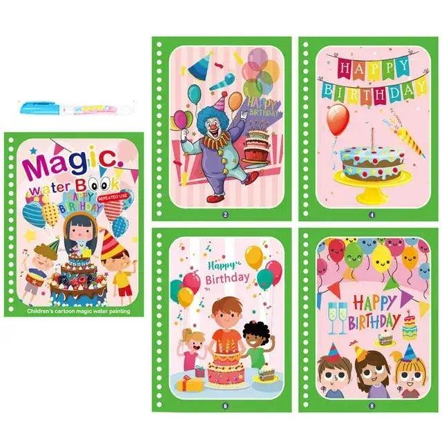  Magic Water Drawing Book for Kids With Reusable Pen -  ToylandEU™