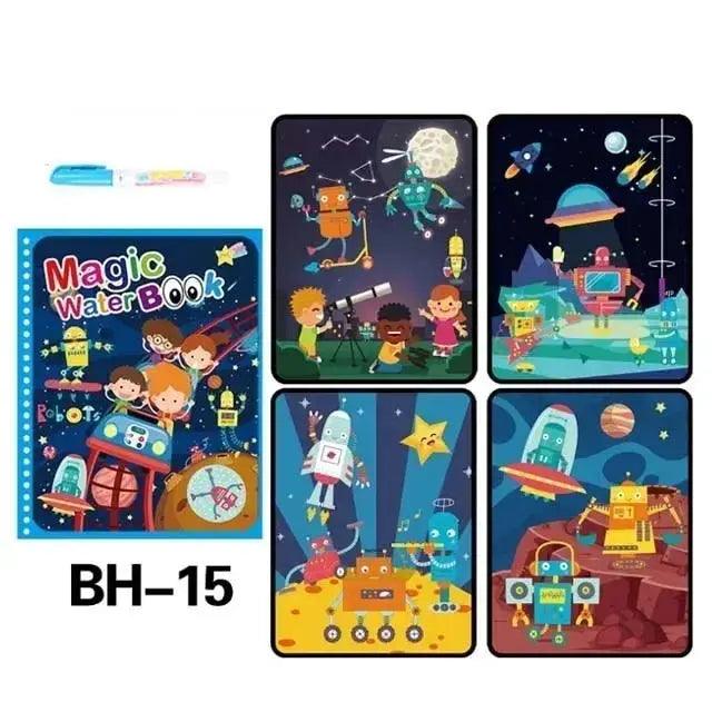  Magic Water Drawing Book for Kids With Reusable Pen -  ToylandEU™