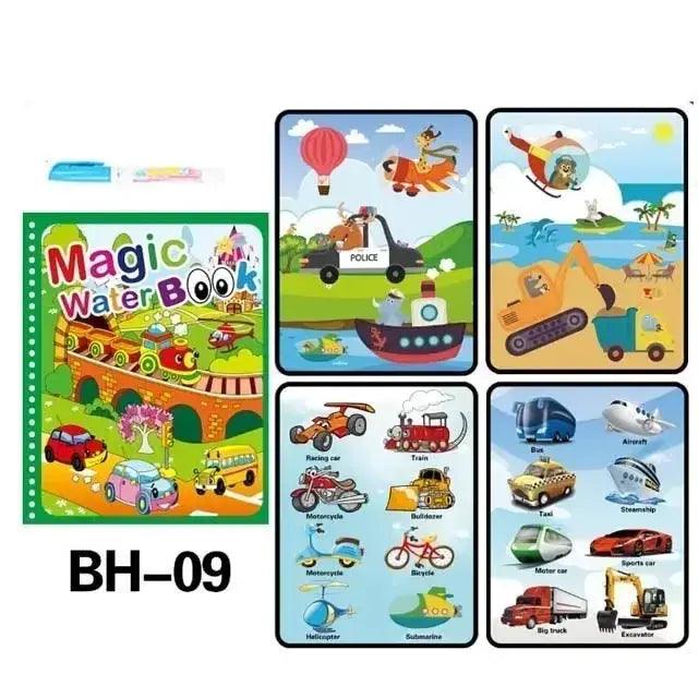  Magic Water Drawing Book for Kids With Reusable Pen -  ToylandEU™