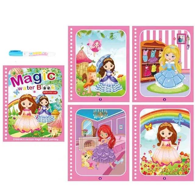  Magic Water Drawing Book for Kids With Reusable Pen -  ToylandEU™
