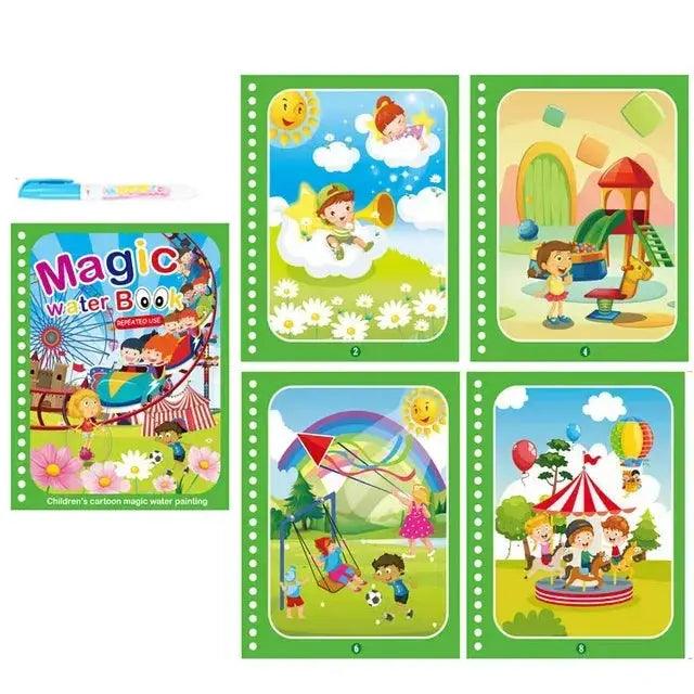  Magic Water Drawing Book for Kids With Reusable Pen -  ToylandEU™