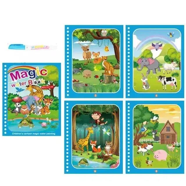  Magic Water Drawing Book for Kids With Reusable Pen -  ToylandEU™