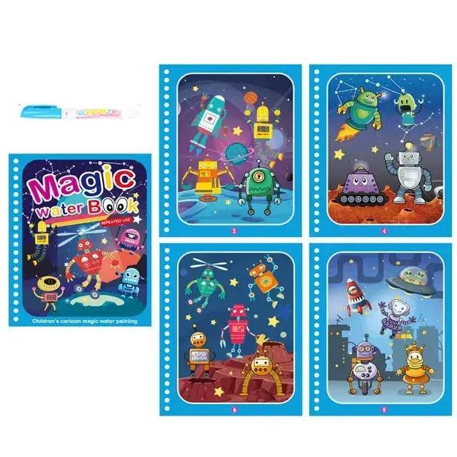  Magic Water Drawing Book for Kids With Reusable Pen -  ToylandEU™