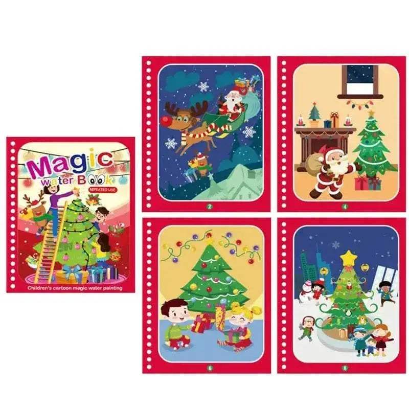 Magic Water Drawing Book for Kids - Mess-Free DIY Coloring & Painting  -  ToylandEU™