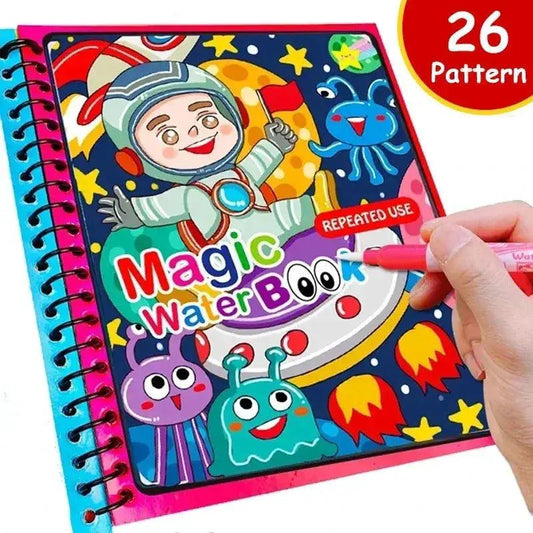  Magic Water Drawing Book for Kids With Reusable Pen -  ToylandEU™