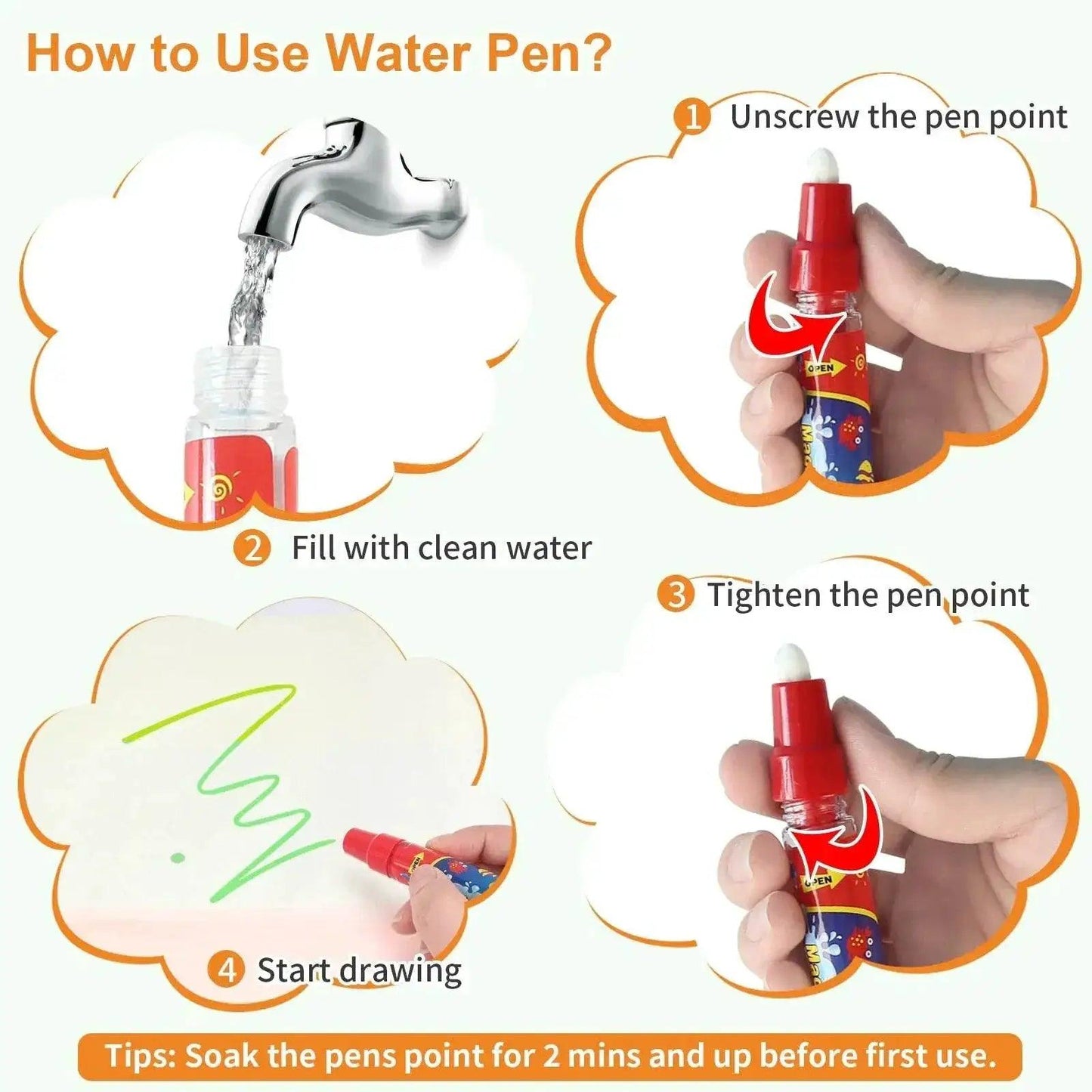  Magic Water Drawing Mat 100x80CM -  ToylandEU™