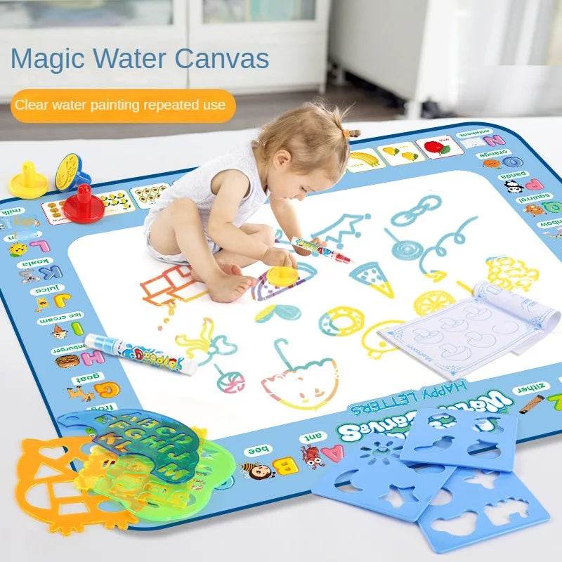 100x80CM Magic Water Drawing Mat Coloring Doodle Kids Gifts - ToylandEU