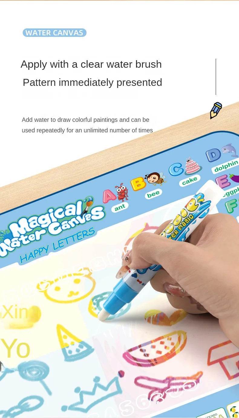 100x80CM Magic Water Drawing Mat Coloring Doodle Kids Gifts - ToylandEU