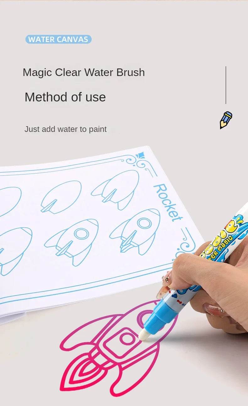 100x80CM Magic Water Drawing Mat Coloring Doodle Kids Gifts - ToylandEU