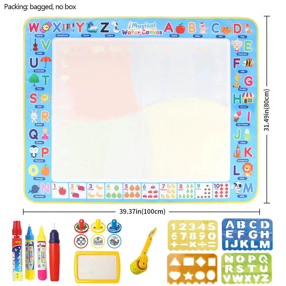 Magic Water Drawing Mat For Kids Reusable Doodle Board - ToylandEU
