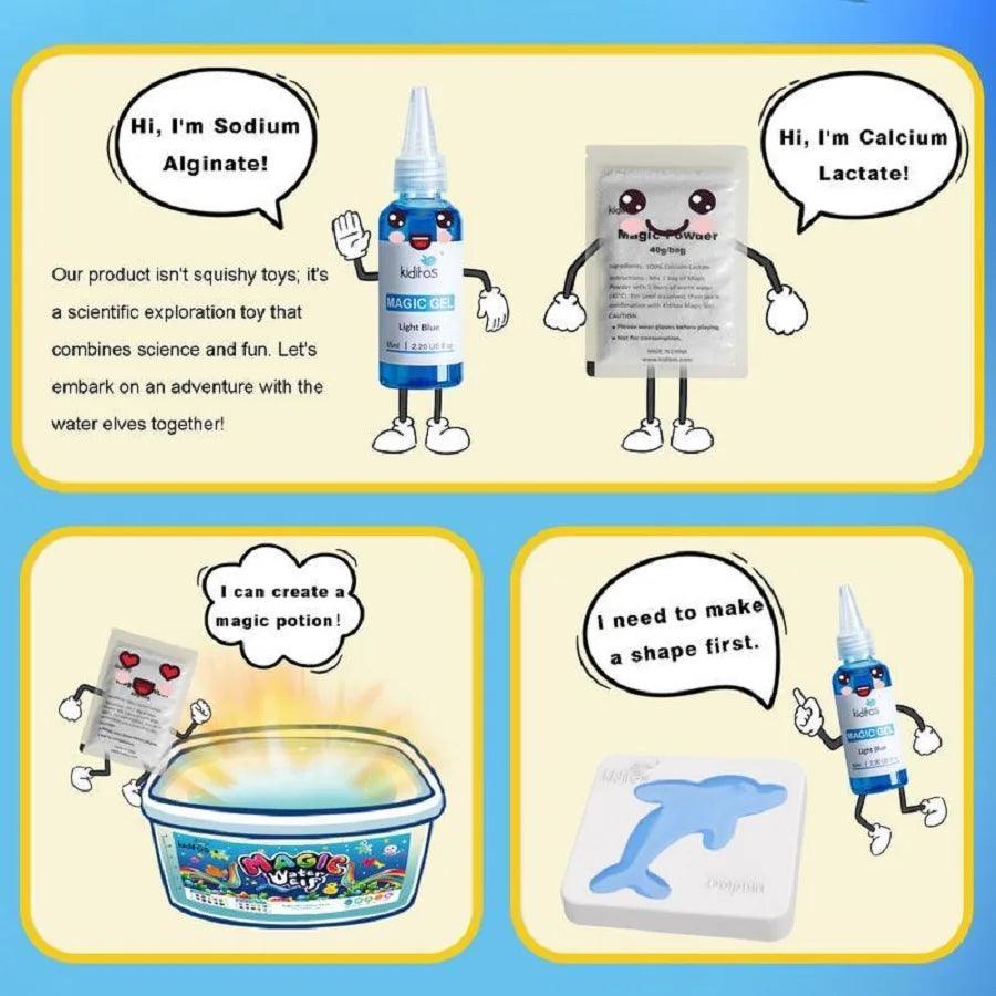  Magic Water Elf Toy Kit | 20 Gels | Toylandeu™ 